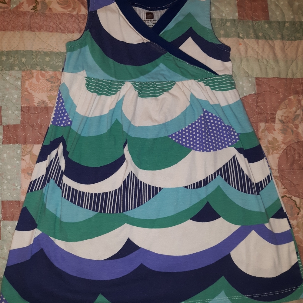 Tea Collection wave dress sz 4